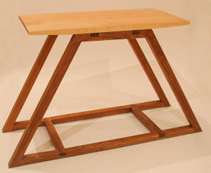 Walnut & Maple Table