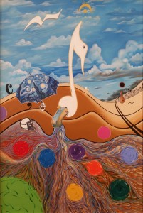 Silence Discordant Strings - faucet of thought series