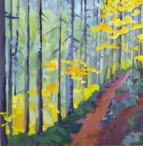 Grotto Falls Trail in Autumn (No. 4)