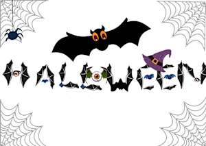 Halloween Theme with Webs 03
