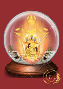 Christmas Crystal Ball Series (5 variations)-NOT FOR SALE