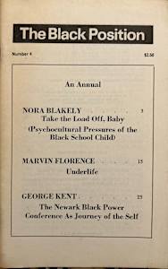 The Black Position: An Annual, No. 4