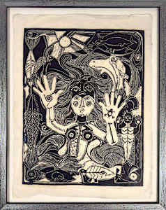 WOMAN IN THE SEA