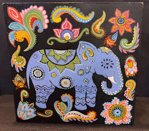 India Elephant Stool