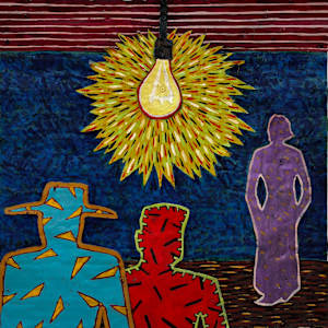 3 People with Light Bulb