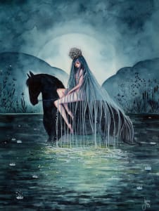 La passante du clair de lune