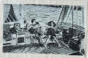 Tissu - Sur le bateau
