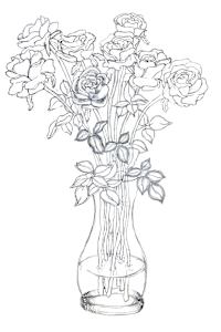 Vases of Roses