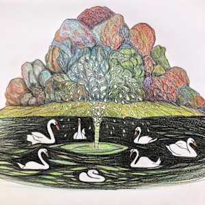 Seven Swans a Swimming