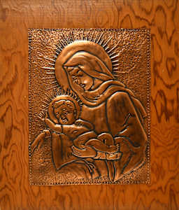 Copper Art Madonna