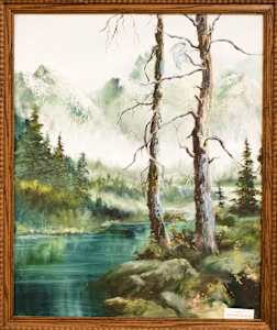 Mountainscape in Green