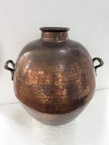 Large brass vessel