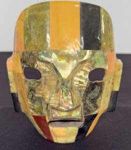 Mask (shell and stone)