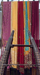 Tapestry of wedding dresses