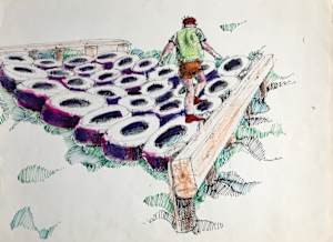 Drawings for comissioned playgrounds