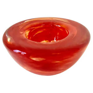 Red Kosta Boda Bowl