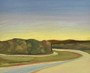 Oklahoma Road at Dawn 3/4