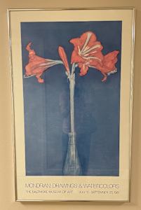 Mondrian Drawings and Watercolors Poster