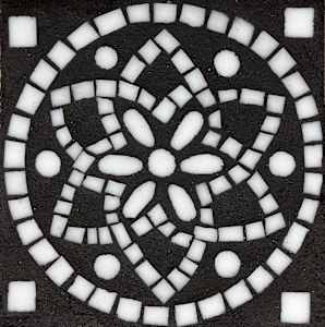 black/white mandala
