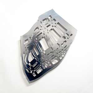 Optical Weave Mirror - Undulate