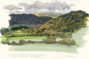 Hafod, Cwmystwyth autumn colours