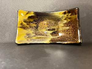 Golden Glow Sushi Dish