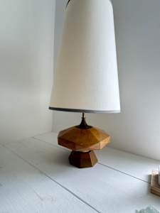 Arturo Pani -  A Large Sculptural Faceted Table Lamp, circa 1955