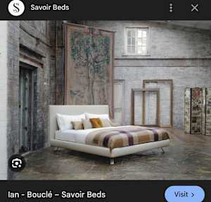 Savoir Ian Bed by Christophe Delcourt