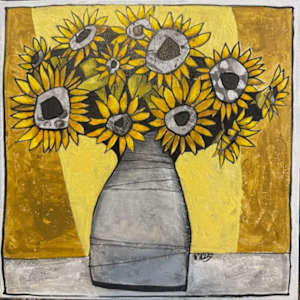 Sunflower Vase 12x12 1/10