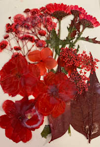 Dried Flowers Holiday Card - Blank