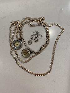 Mustard Seed Jewelry Set from personal collection, .925 Sterling Silver