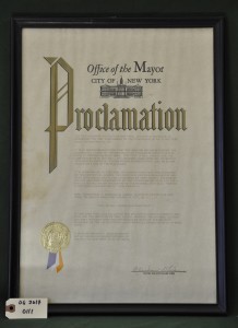 Mayor's Proclamation Making January 29, 1977 'Centennial Legion-Old Guard Day'