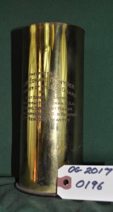 Shooting Trophy made from 3" Diameter Shell Casing 