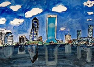 Jacksonville in Watercolor