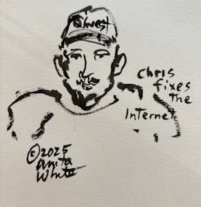 Chris fixes the Internet