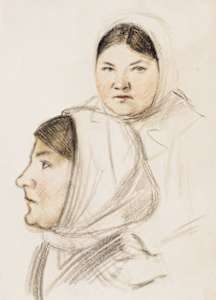 Donna con fazzoletto