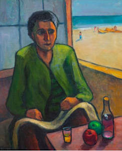 APA018 - Retrato de mujer en el bar