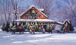 Christmas at the Flower Market