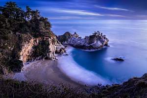 McWay Falls - Blue Hour Sunset