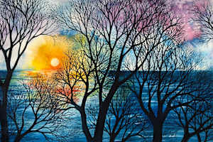 Greeting Card-Morning Lace