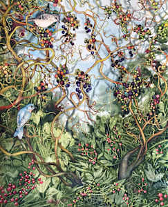 Greeting Card - Wild Grapes