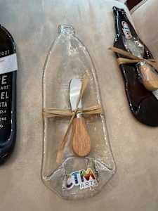 Recycled Bottle Tree of Life Clear Spoon Rest #1