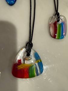 Triangle Rainbow Necklace #2