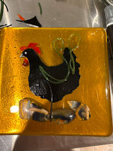 Commissioned Rooster Sushi Tray 1