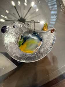 Textured Bird Ornament III