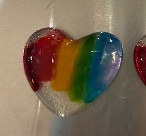 1.5” Tiny Pocket Heart Rainbow Strips #1