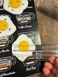 Sunny Side Up Egg Magnet #1