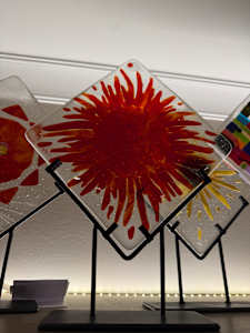 Yellow/Red Striker Sunburst #9