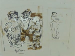 Three Clowns