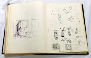 Page 135-136, from "Sketch Book #5110"